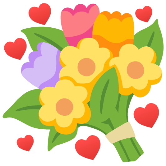 ♥️ + 💐️