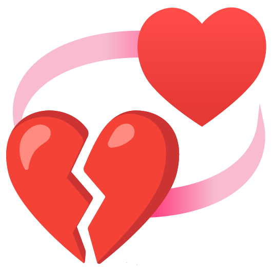 ♥️ + 💔️