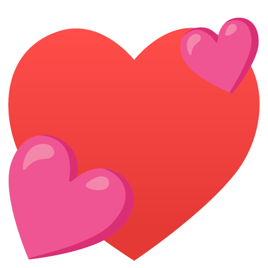 ♥️ + 💕️
