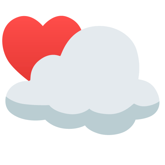 ♥️ + ☁️