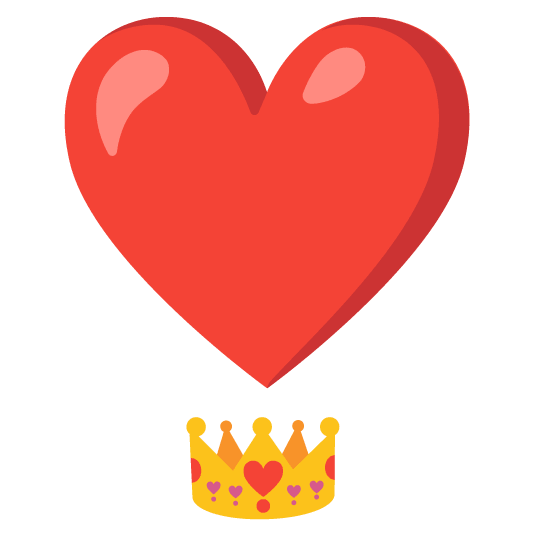 ❣️ + 👑️