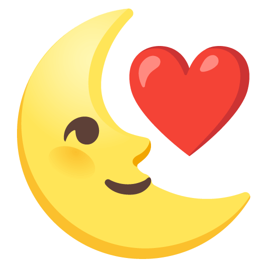 ❤️ + 🌜️