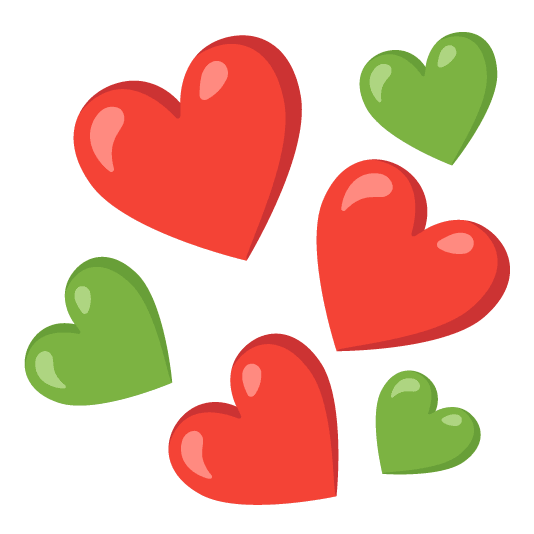 ❤️ + 💚️