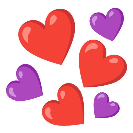 ❤️ + 💜️